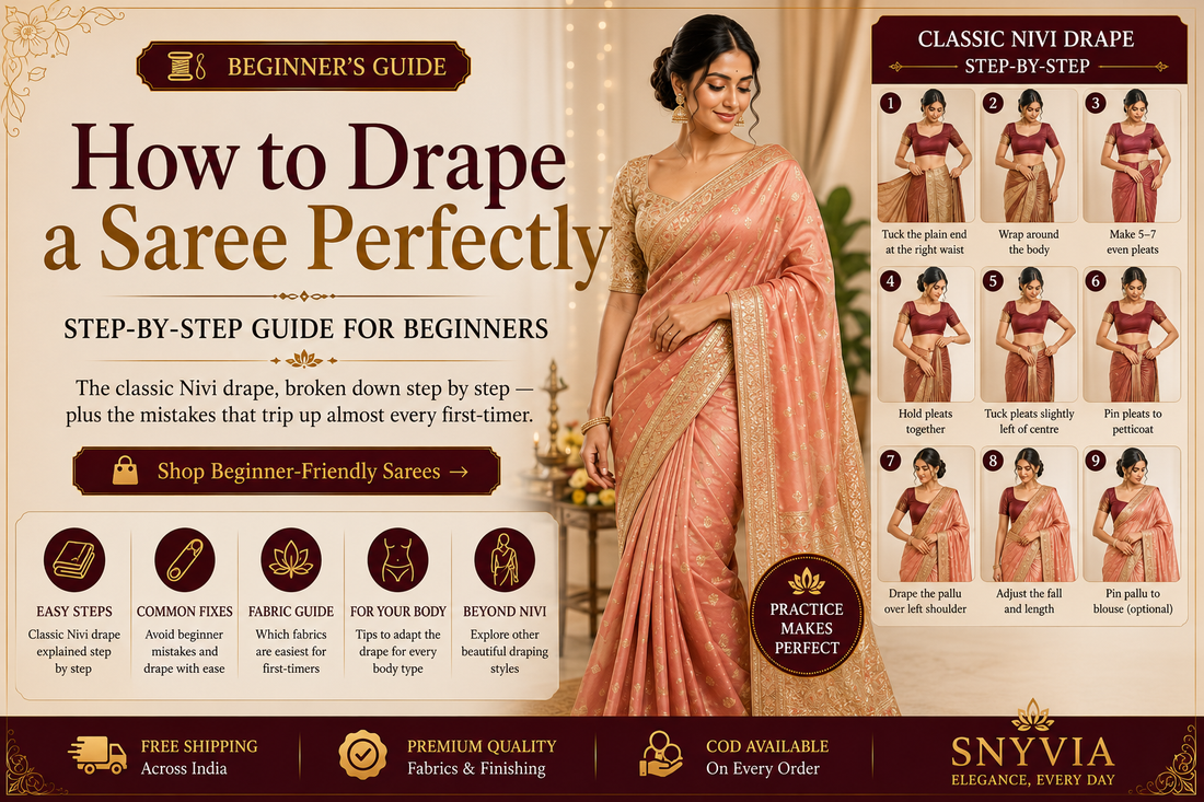 Saree Draping for Beginners