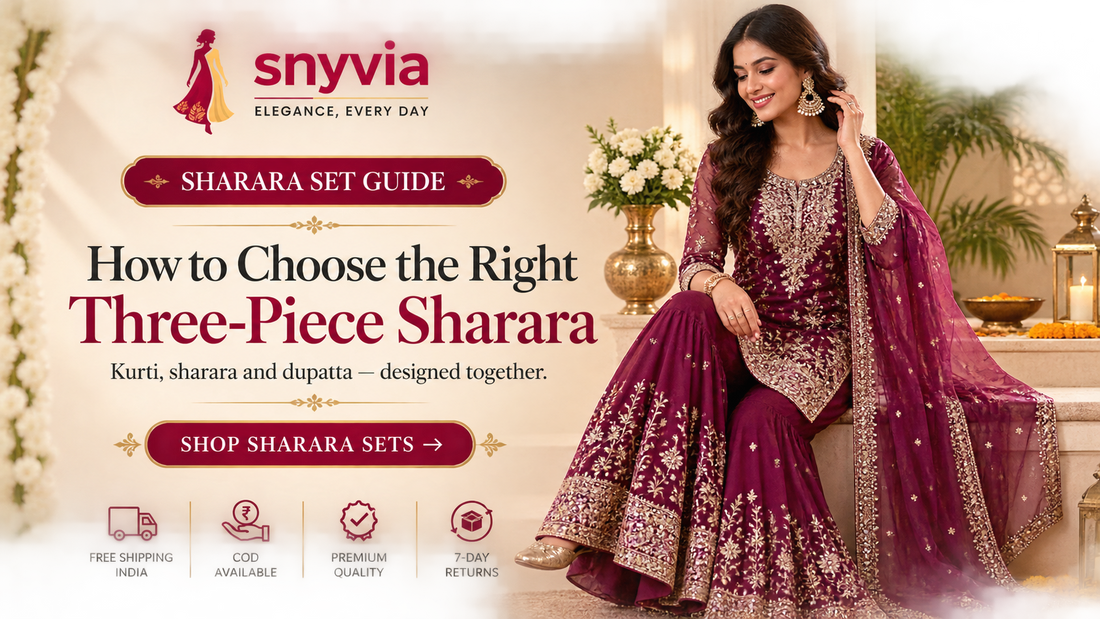 Sharara Set Guide - How to Choose the Right Three-Piece Sharara