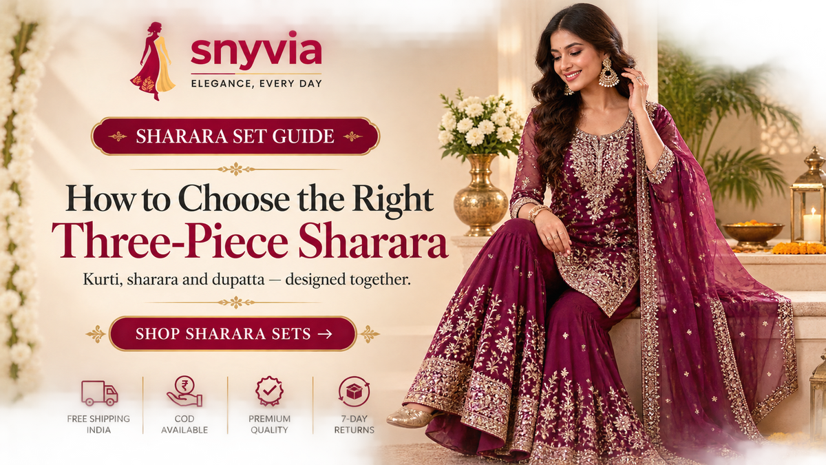 Sharara Set Guide - How to Choose the Right Three-Piece Sharara