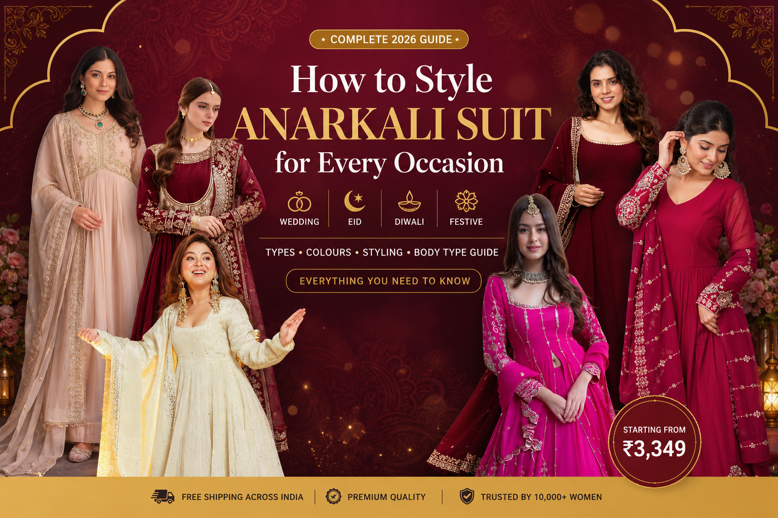 Snyvia 2026 Anarkali Suit Styling Guide for Weddings and Festivals