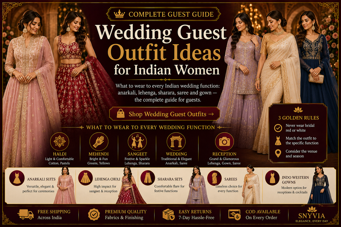Wedding Guest Outfit Ideas for Indian Women