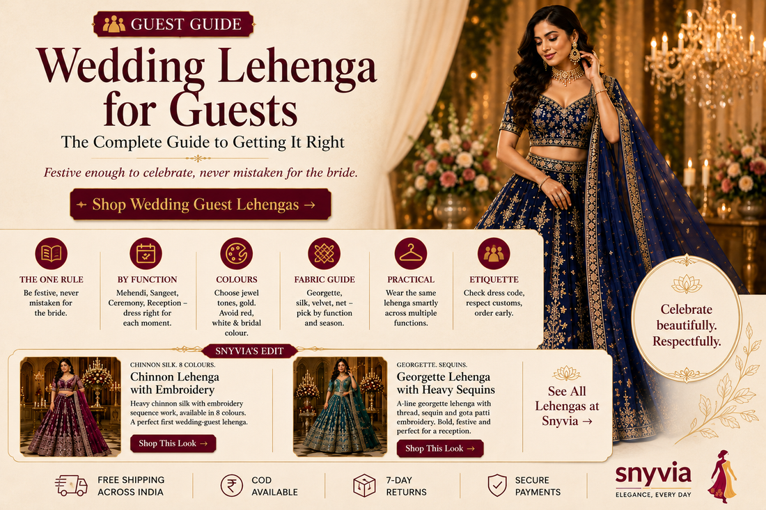 Wedding Lehenga for Guests - The Complete Guide to Getting It Right