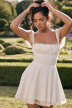 Twilight White Mini Dress - Snyvia