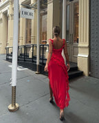 Serena Red Dress