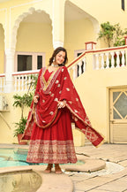 Nazaakat Gown With Dupatta Set