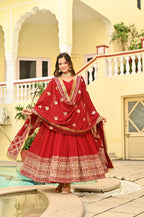 Nazaakat Gown With Dupatta Set