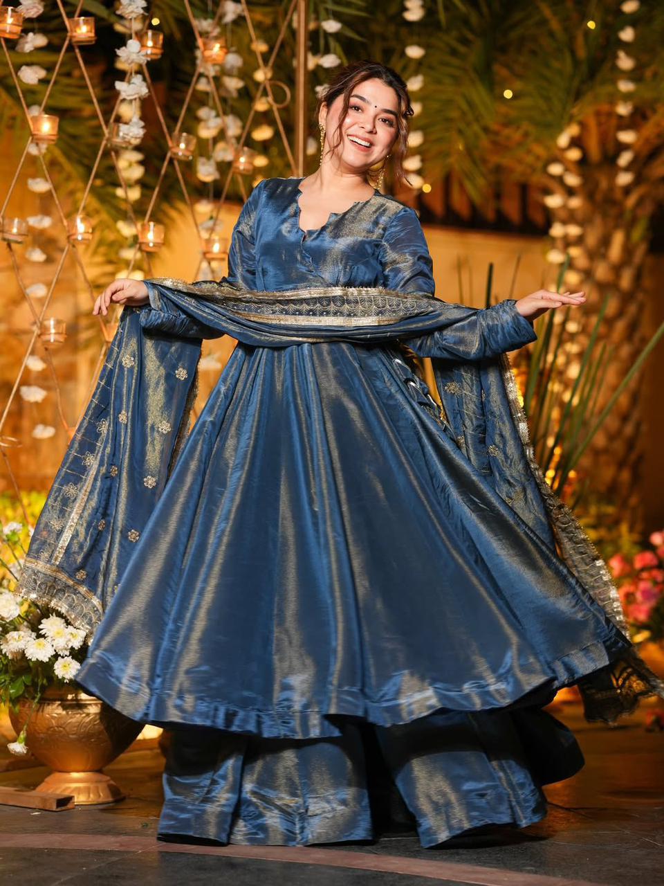 Aafreen Embroidered Designer Anarkali Suit