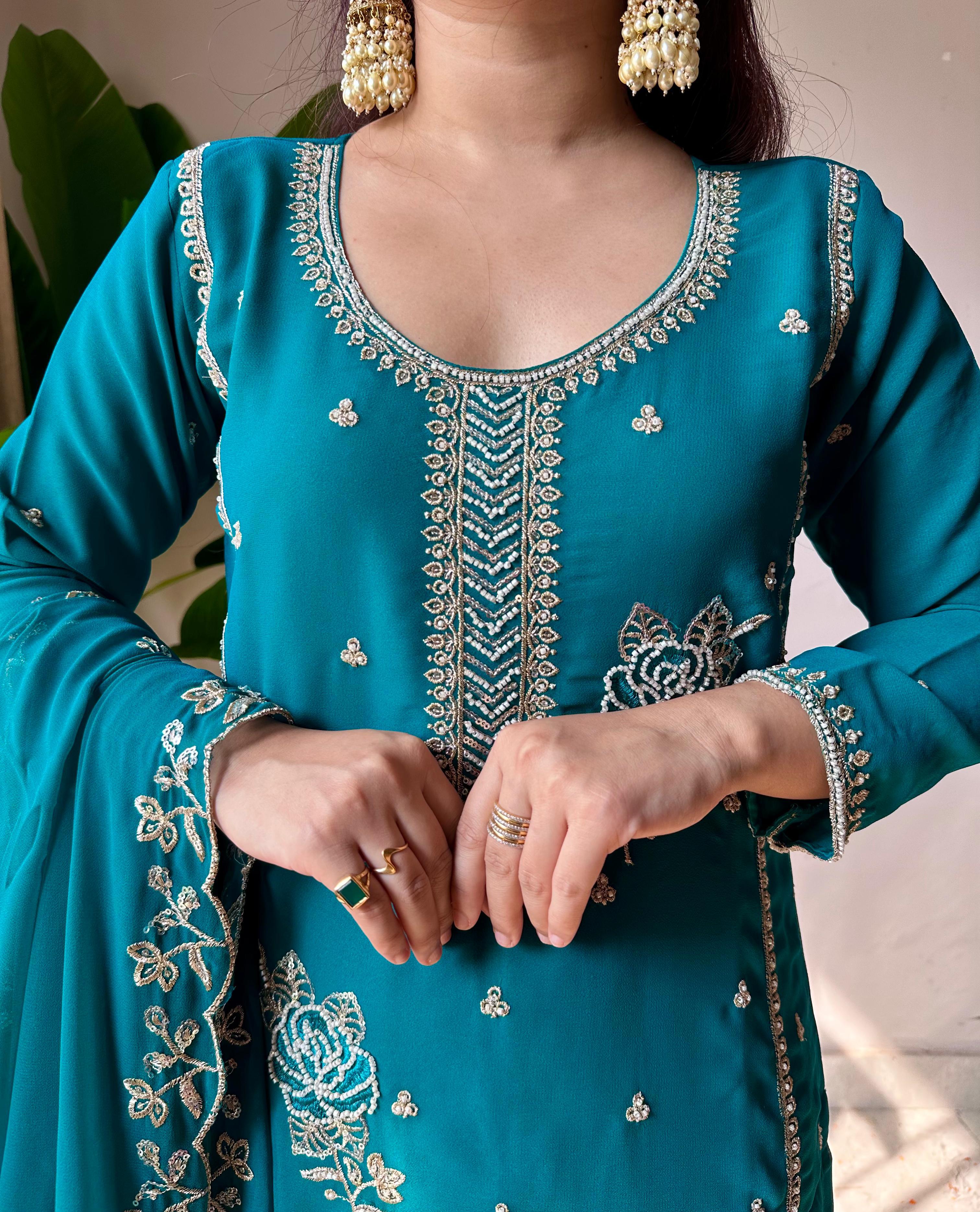 Aafreen Embroidered Kurta Set