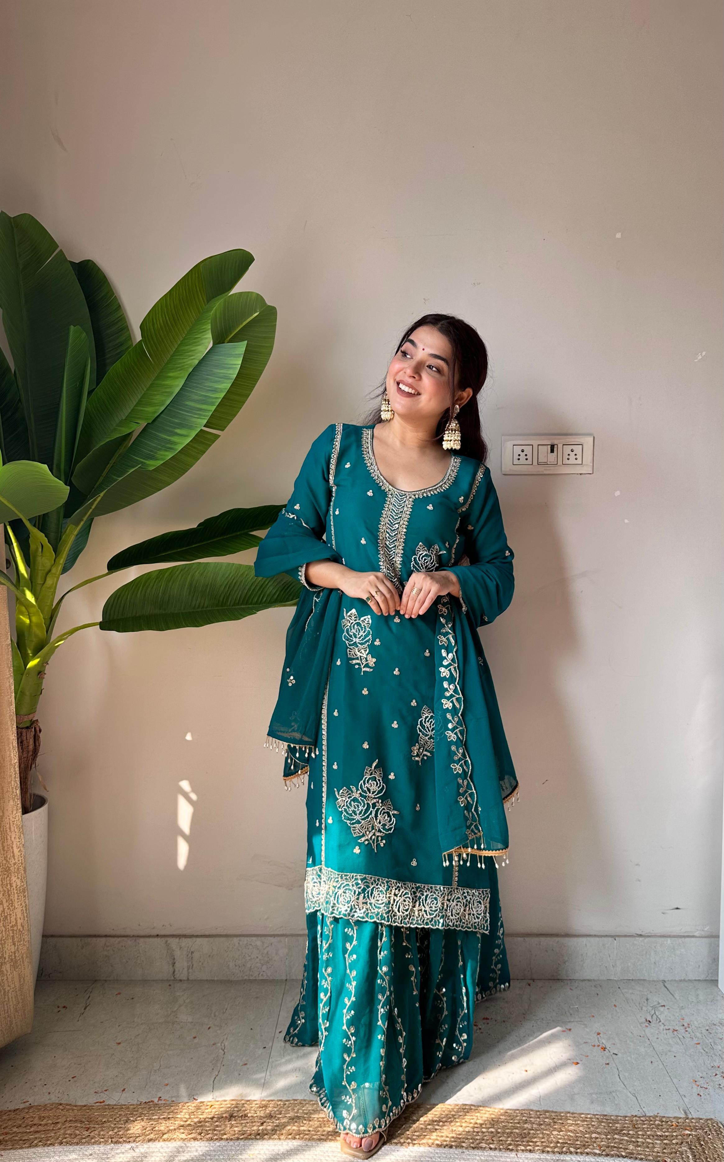 Aafreen Embroidered Kurta Set