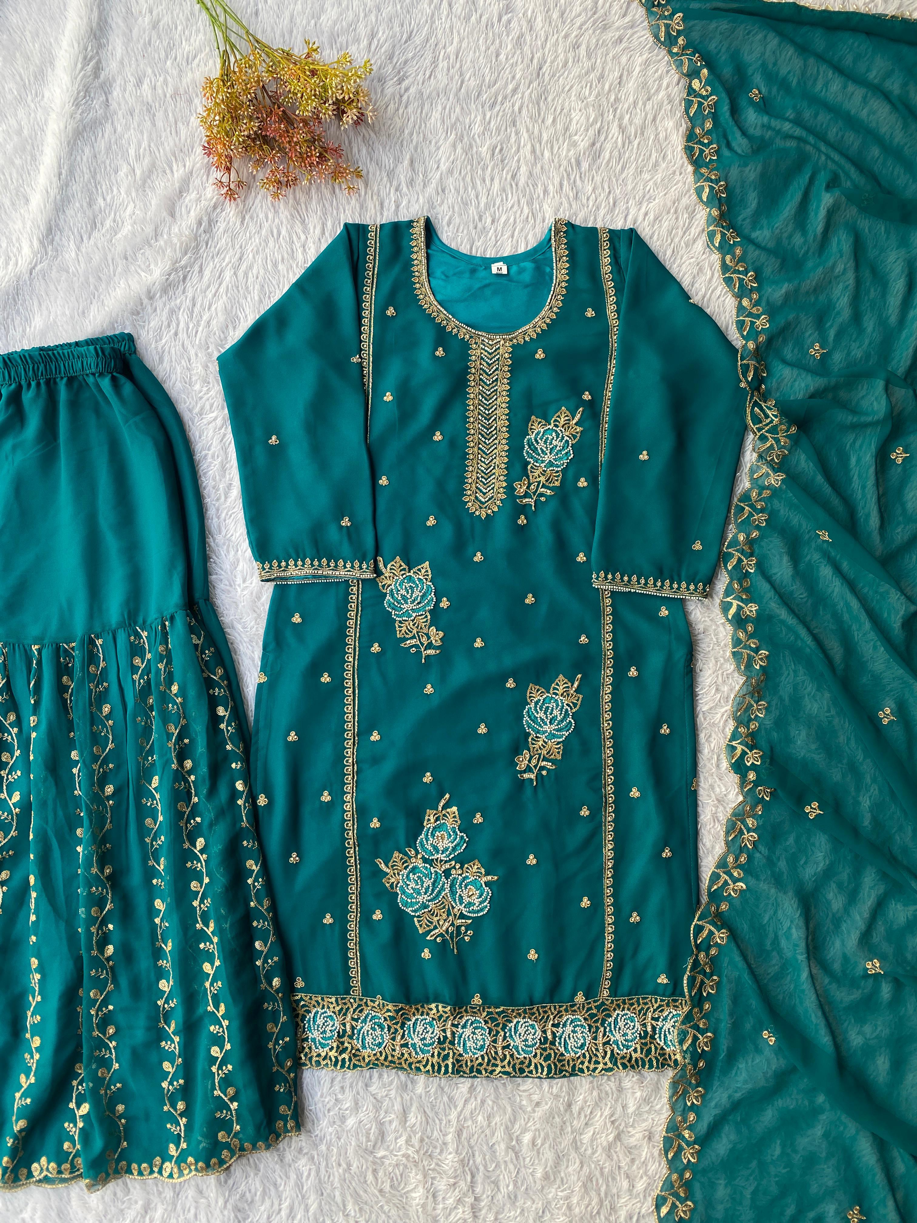 Aafreen Embroidered Kurta Set