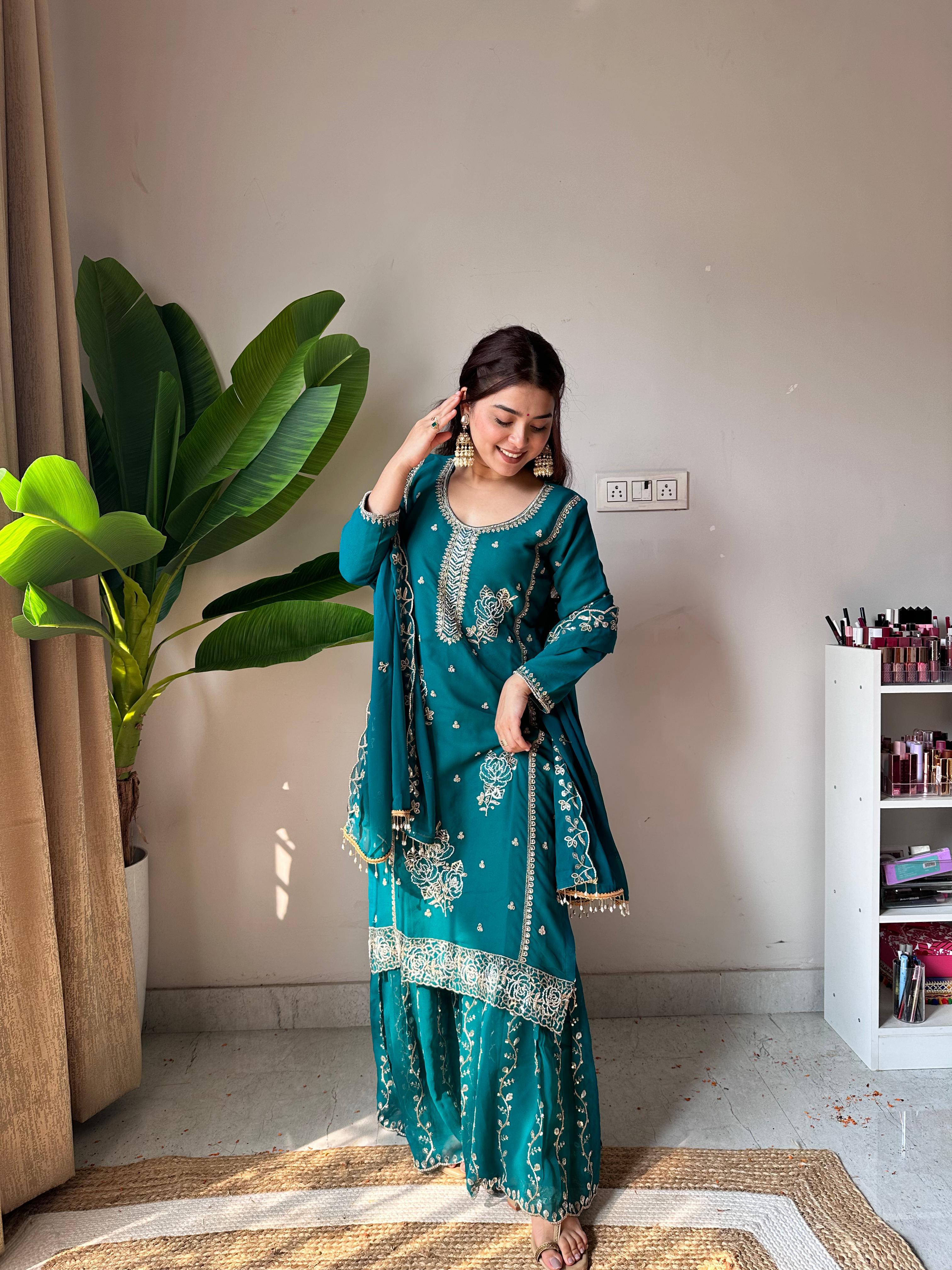 Aafreen Embroidered Kurta Set
