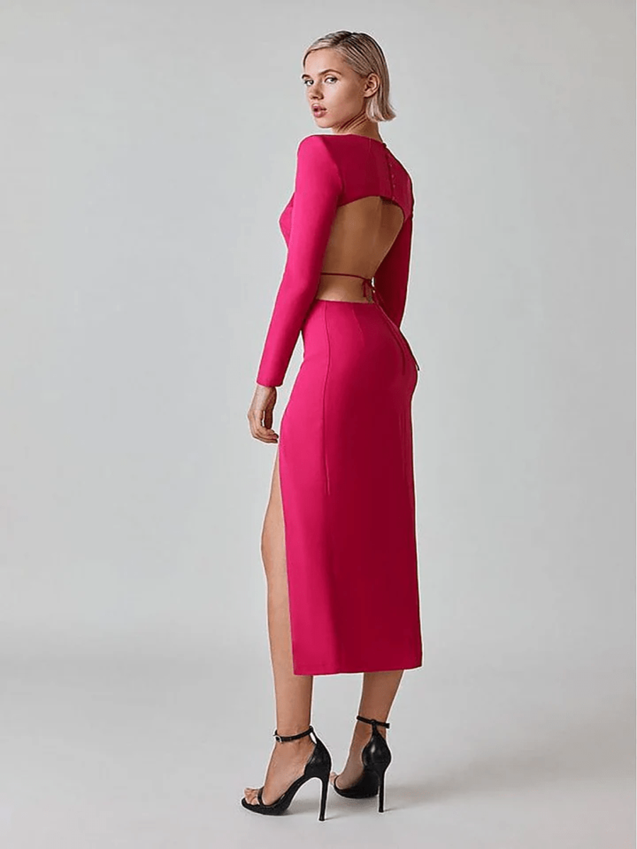 Azale Blossom Midi Dress - Snyvia