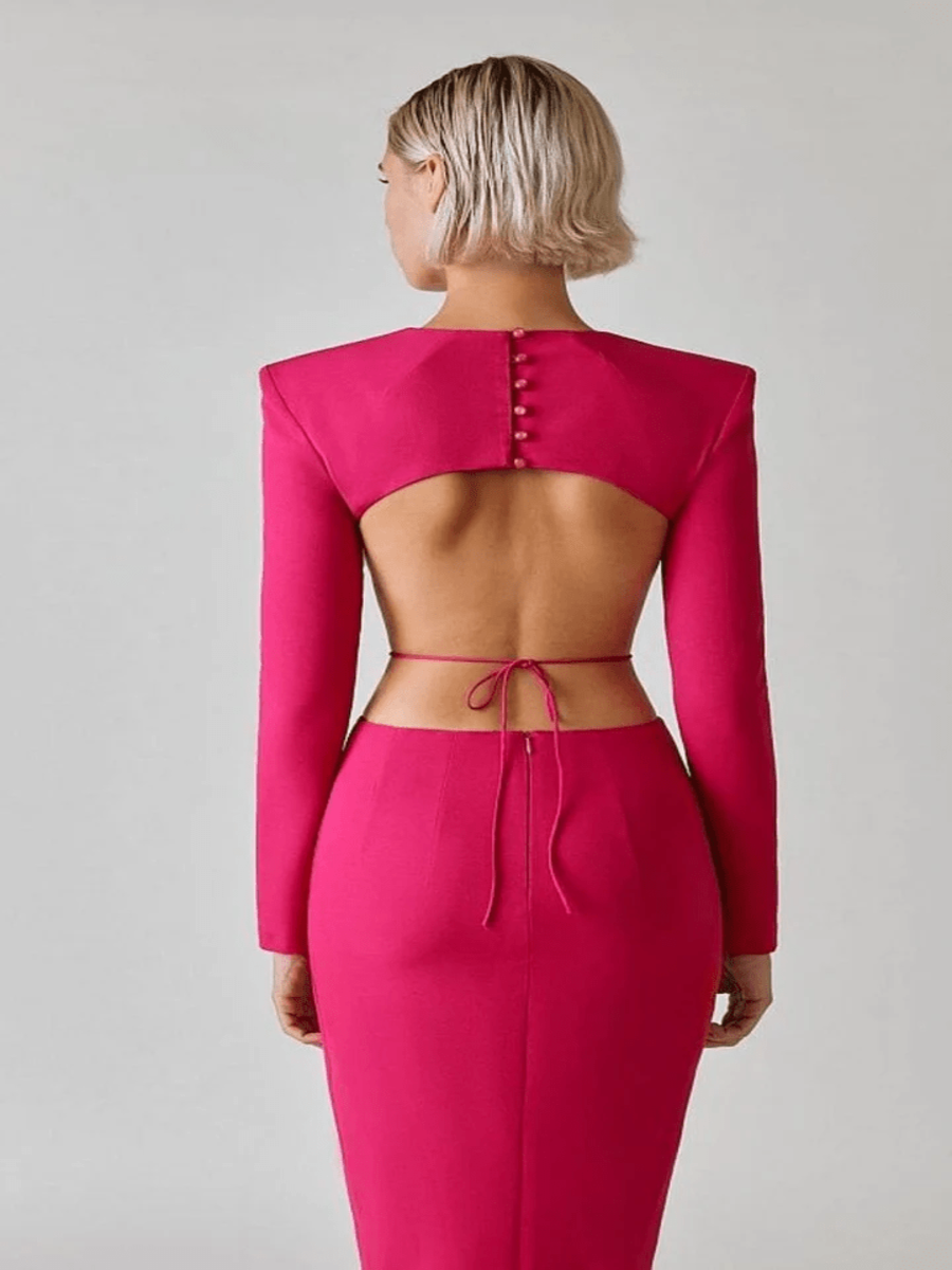 Azale Blossom Midi Dress - Snyvia