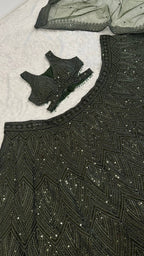 Olive Tinted Dreamy Lehenga