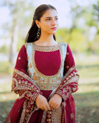 Snyvia Luxe Rajkumari Anarkali Suit
