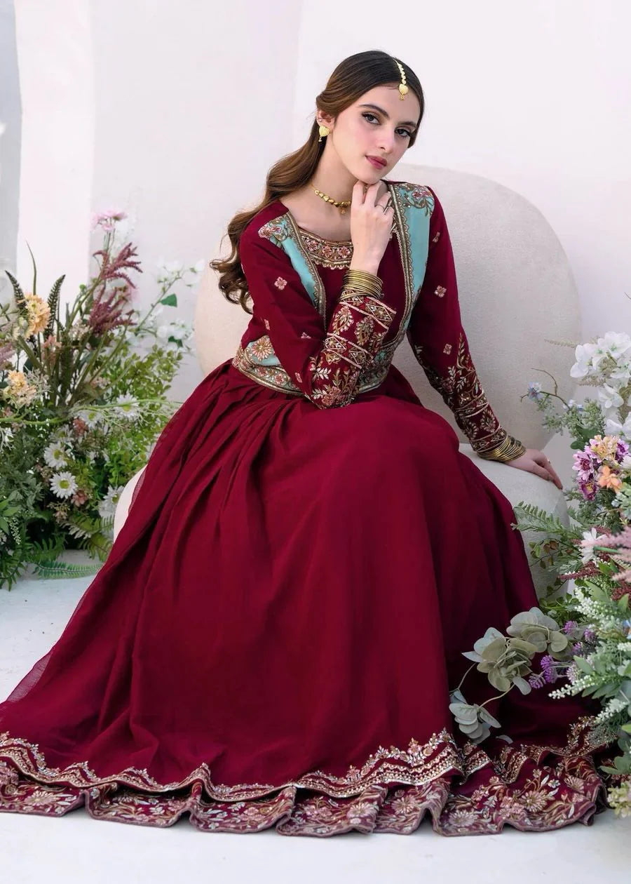 Snyvia Luxe Rajkumari Anarkali Suit