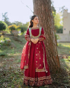Snyvia Luxe Rajkumari Anarkali Suit