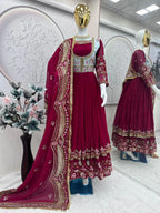 Snyvia Luxe Rajkumari Anarkali Suit