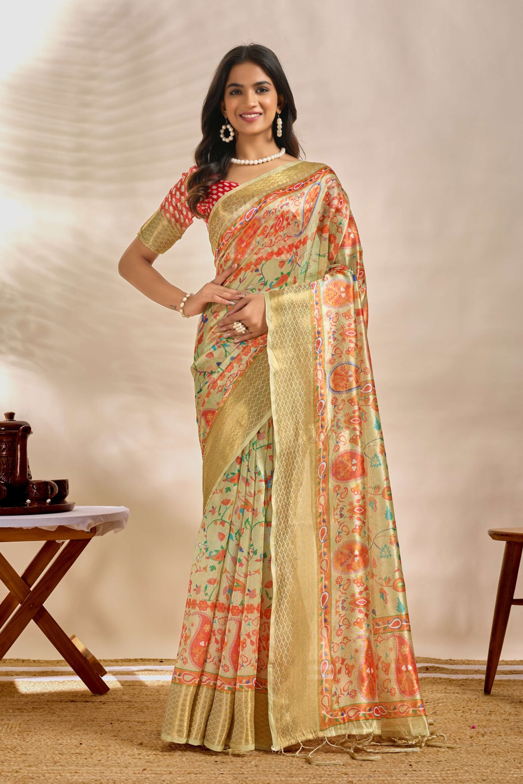 This graceful soft silk saree Saree