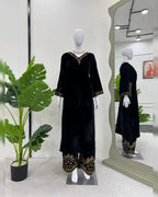 Royal Chand Velvet Kurta Plazzo Set