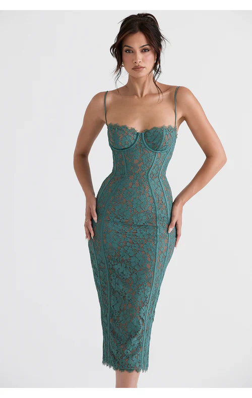 Glittering Midi Dress