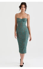 Glittering Midi Dress
