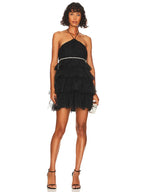 Gloomy Grace Ruffle Dress - Snyvia