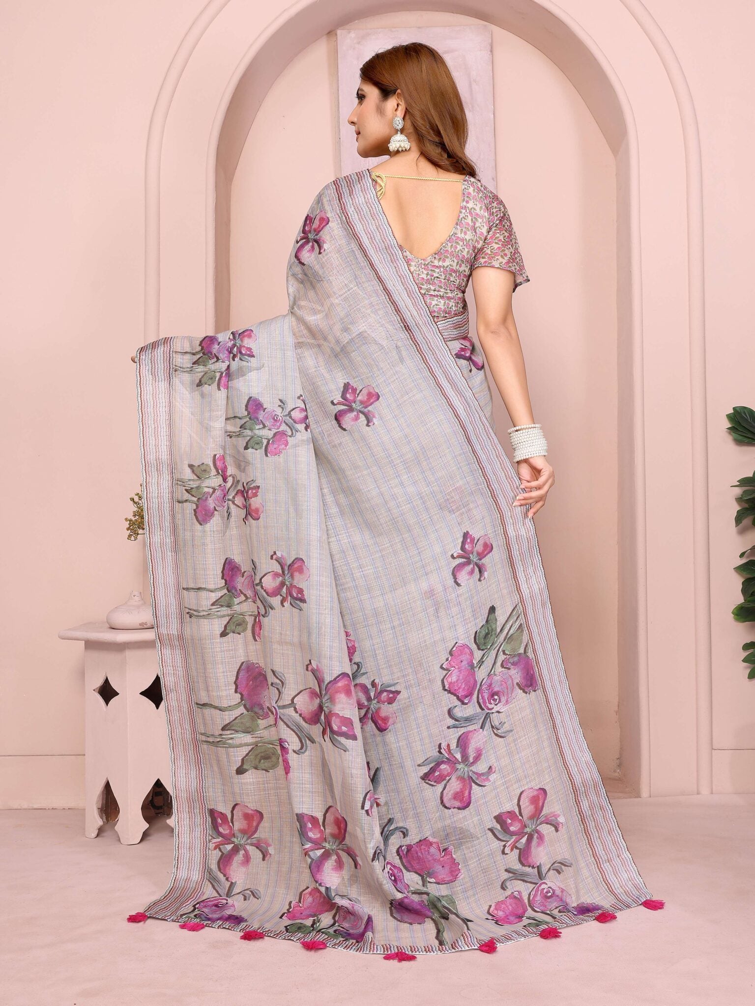 Step into subtle sophistication with Saree