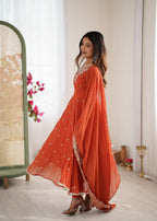 Gulab Anarkali Designer Suit