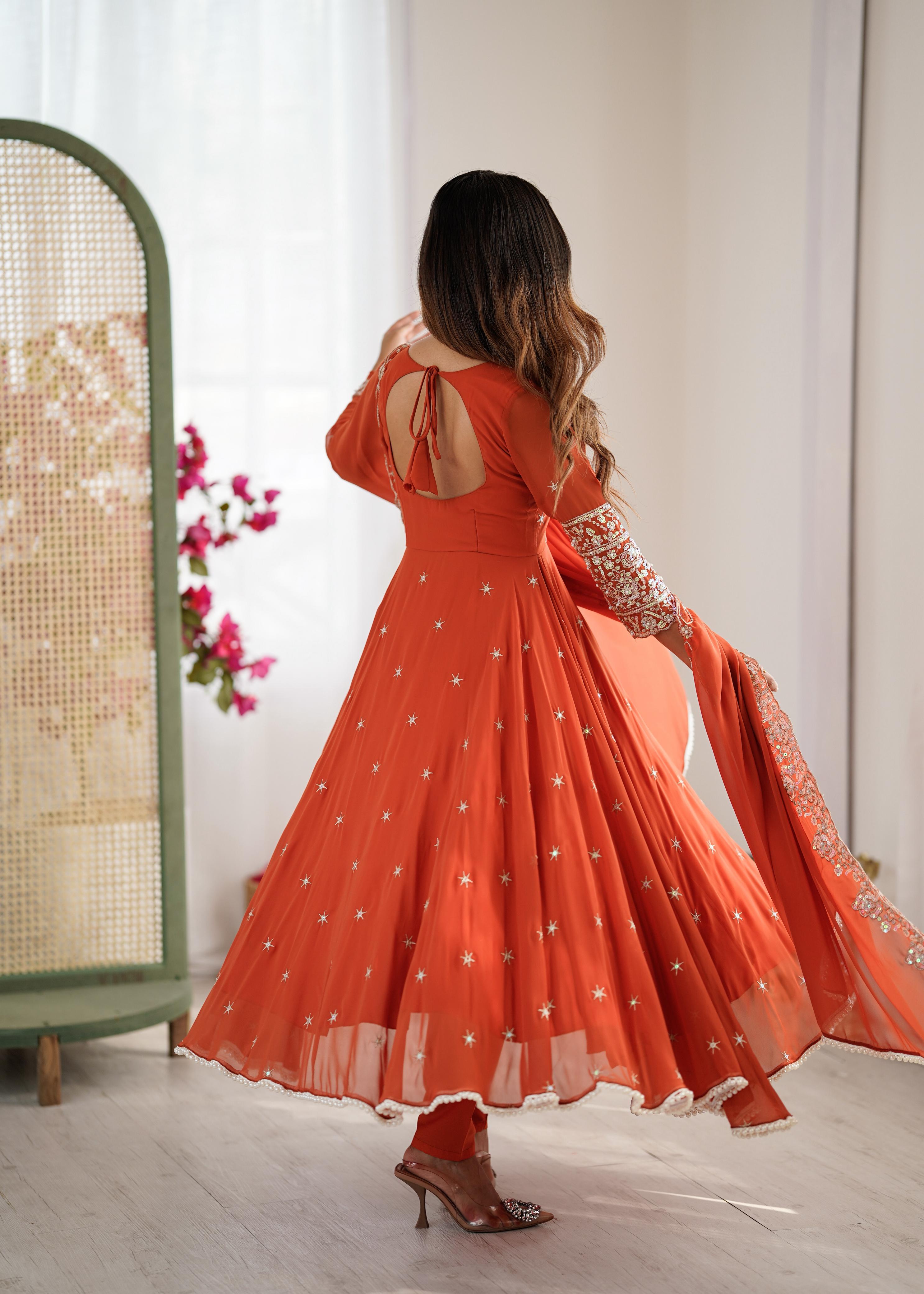Gulab Anarkali Designer Suit