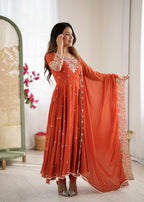 Gulab Anarkali Designer Suit