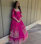 Gulnaaz with Heavy Embroidery Anarkali Suit