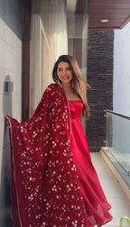 Aafreen Anarkali Suit with Dupatta