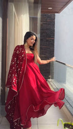 Aafreen Anarkali Suit with Dupatta