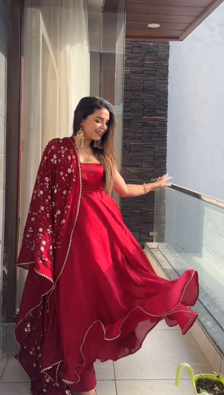 Aafreen Anarkali Suit with Dupatta
