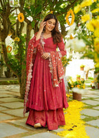 Noor Designer Anarkali Complete Set