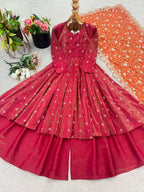 Noor Designer Anarkali Complete Set