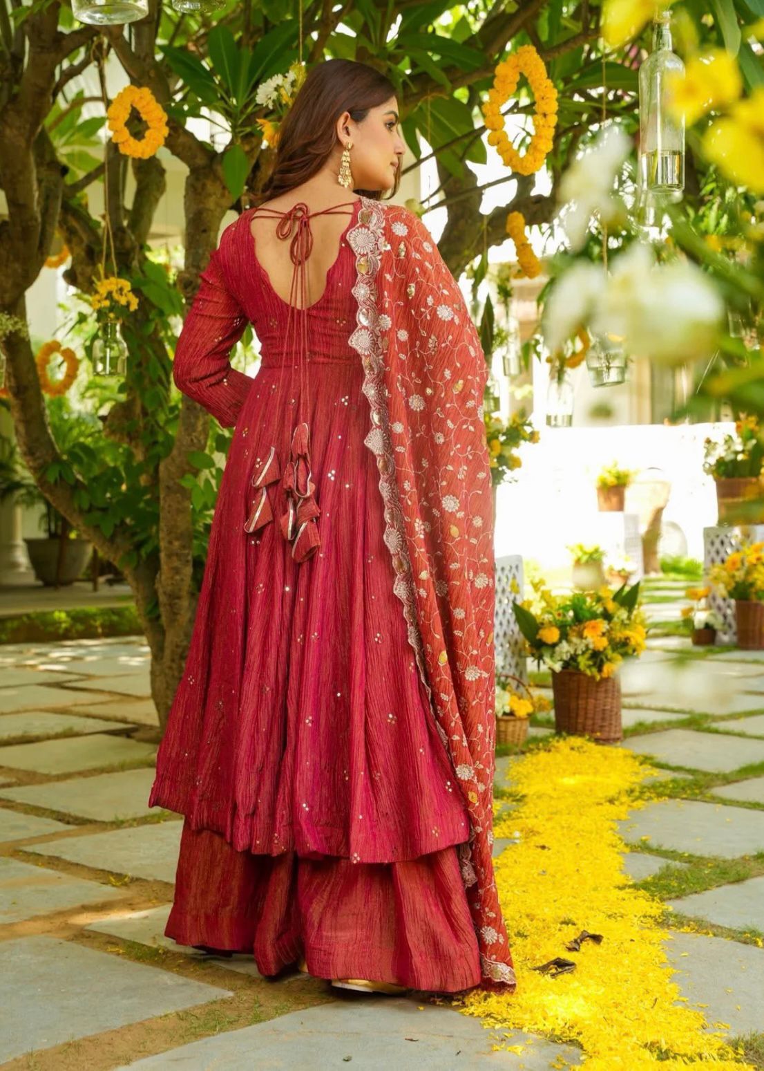 Noor Designer Anarkali Complete Set