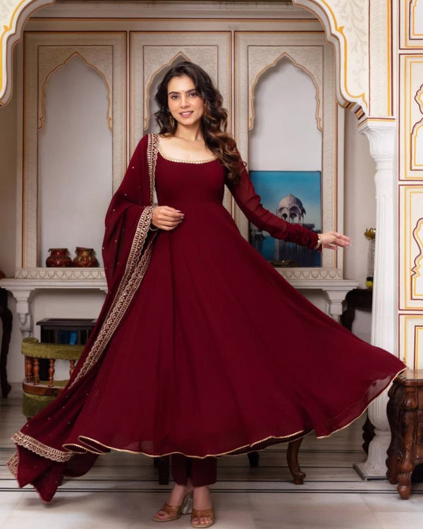 Sayuri Anarkali Suit with Dupatta — Snyvia best value
