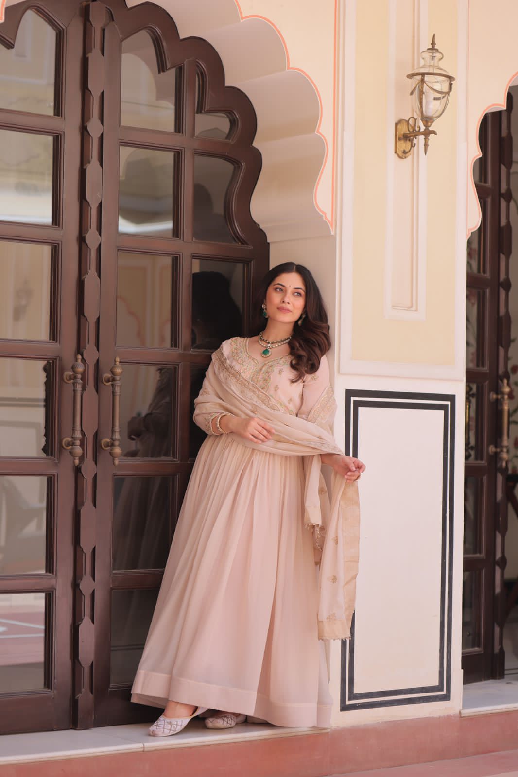 Falak Anarkali Suit with Dupatta