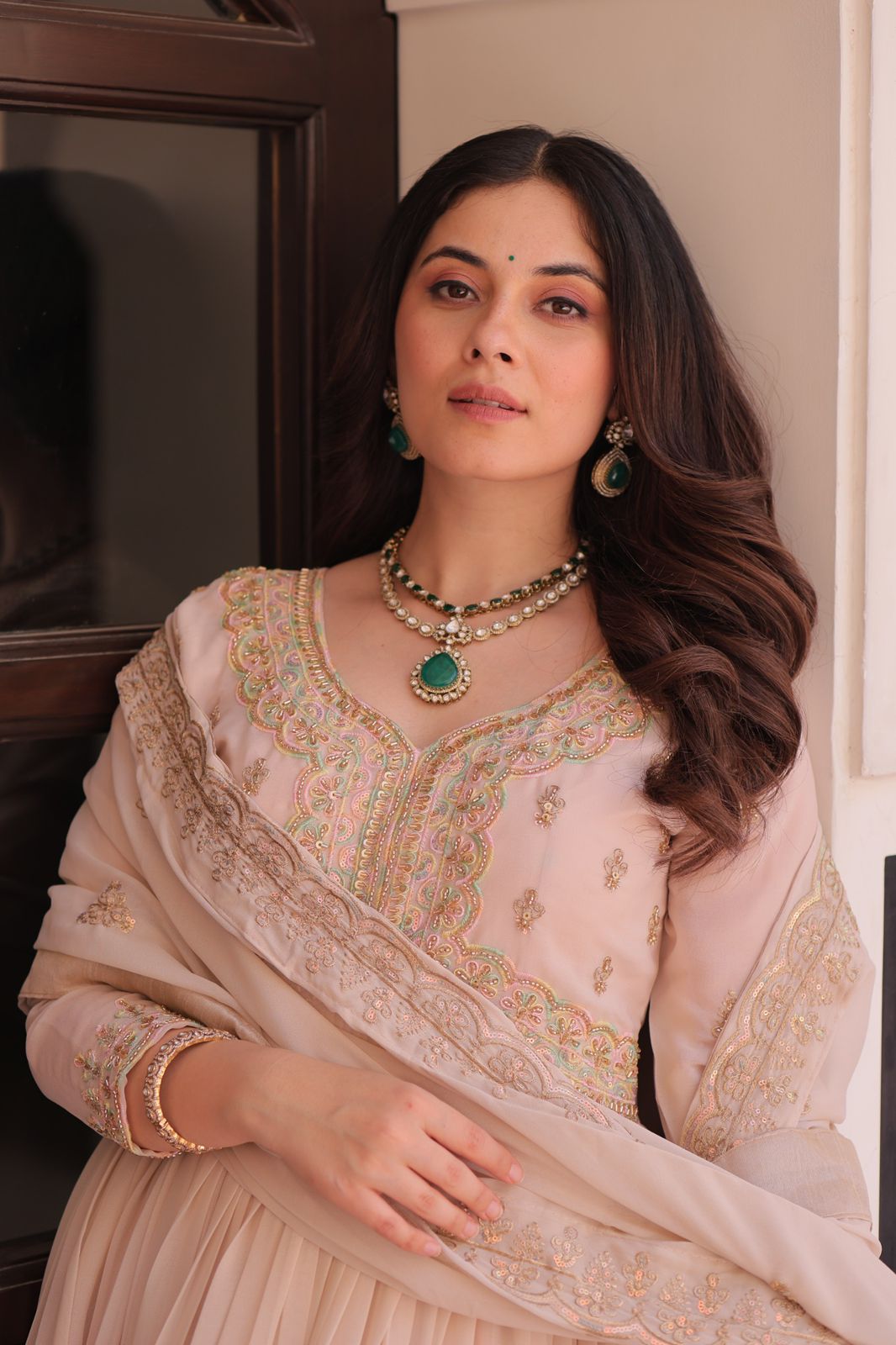 Falak Anarkali Suit with Dupatta