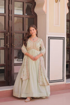 Falak Anarkali Suit with Dupatta