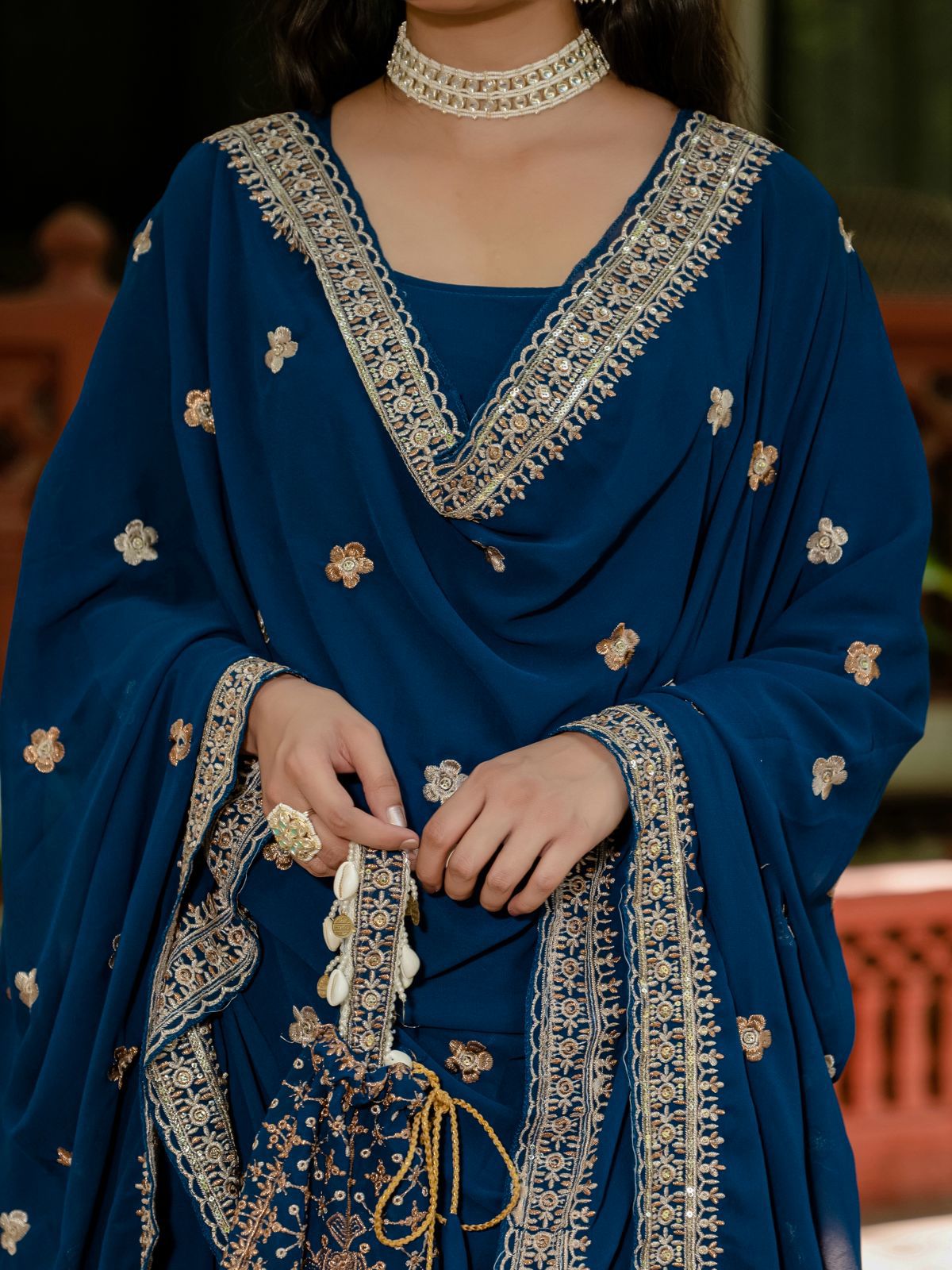 Aaliya Anarkali with Dupatta