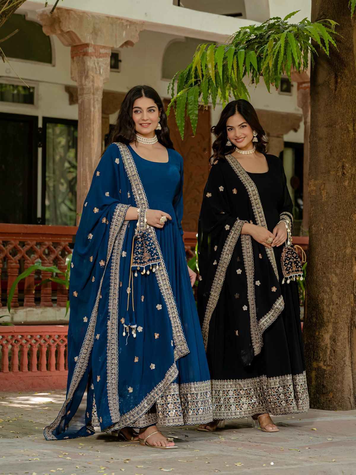 Aaliya Anarkali with Dupatta