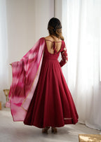 Samaira Anarkali with Dupatta