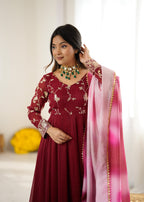 Samaira Anarkali with Dupatta