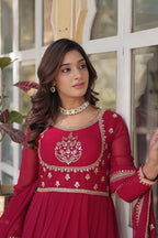 Zarisha Luxe Indian Gown with Dupatta