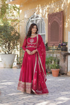 Zarisha Luxe Indian Gown with Dupatta