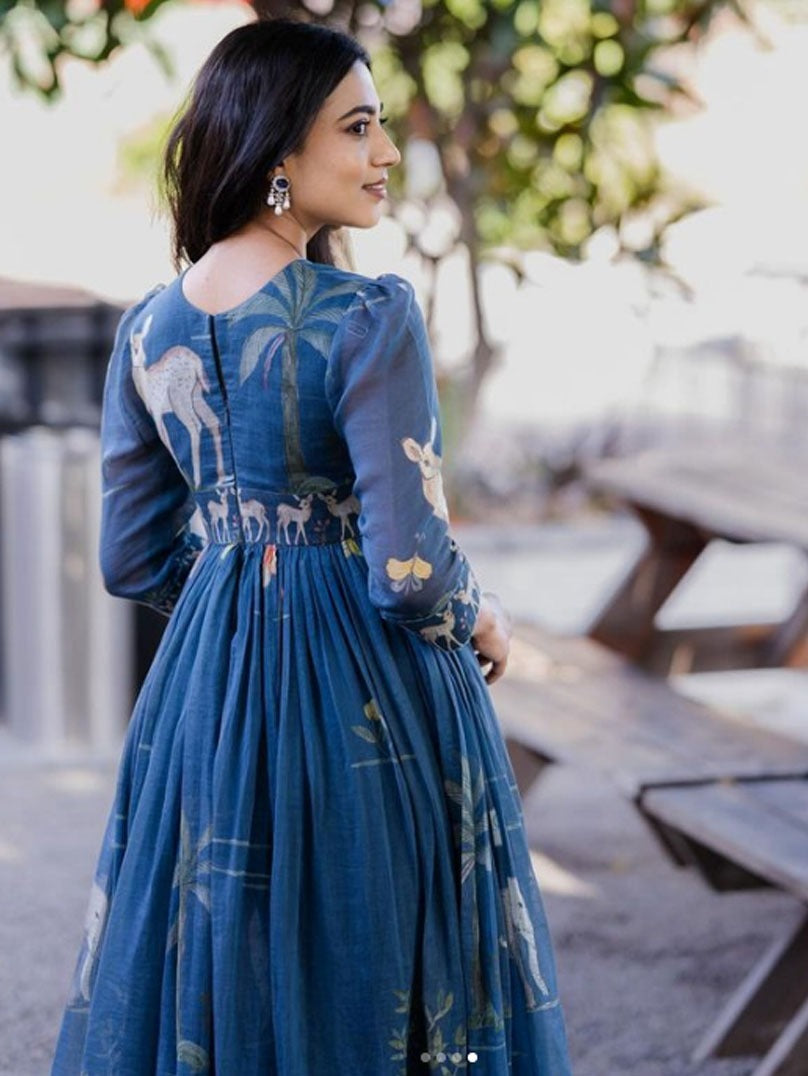 Aarvi Long Western One Piece Dress