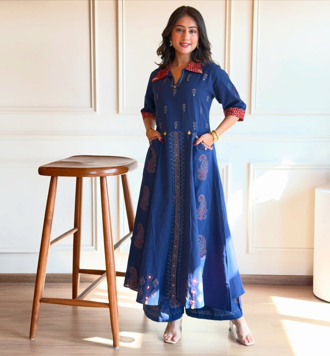 Zulekha Kurti Plazzo Set